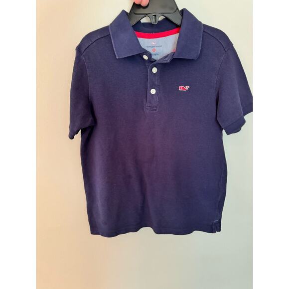 Vineyard vines for Target navy blue pique short sleeve polo size 4/5 - Picture 5 of 5
